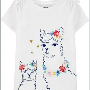 Llama tee with matching leggings